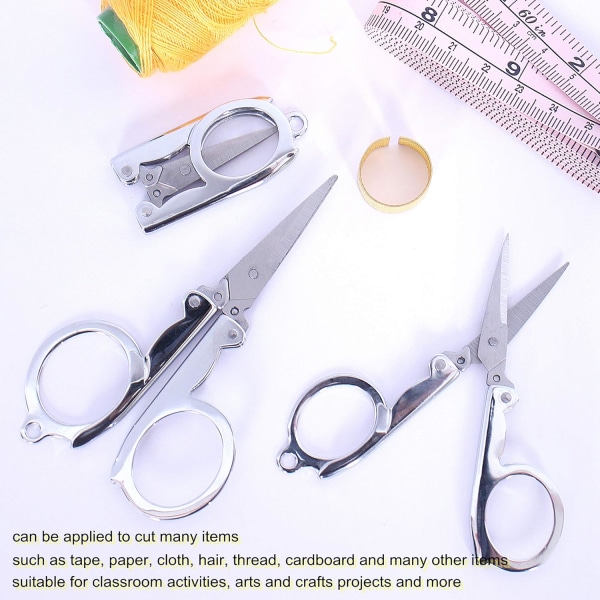 Foldable Small Scissors, Portable Scissors, Medium Stainless Stee