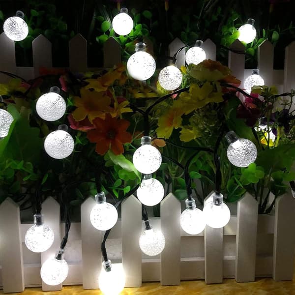 Solcelled Feelysslyng, 20 LED 5M/16.4FT Vanntette Solcelled Lyslenker
