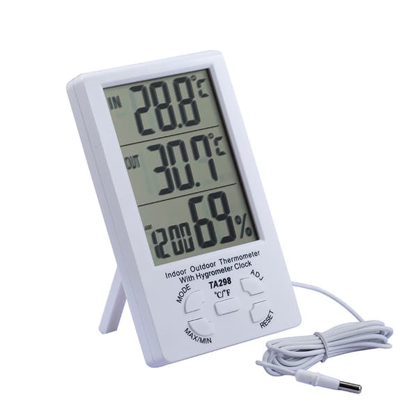 Termo-hygrometer Termometer Digital LCD Hygrometer Innendørs Utendørs