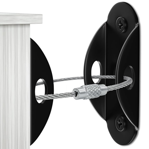 Møbelankere Anti-Velte Møbelstropper for Babysikring, S