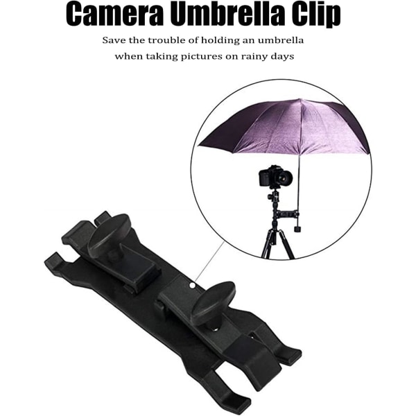 Paraplytillbehör, Kameraparaplyklämma, Utomhuskamerastativ D