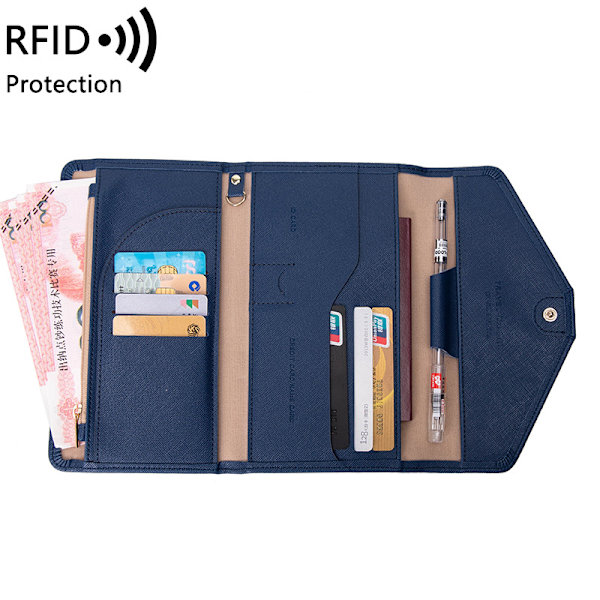 RFID multifunktionel billetcertifikat taske til mænd og kvinder