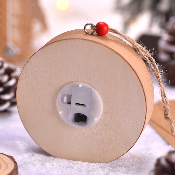 Jultomte Hängande Dekoration, Julgranspynt Julträ Hängande Ljus