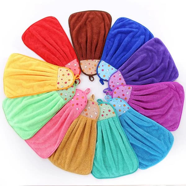 Handduksset 11 Handdukar 100% Mikrofiber Barnhandduk Korallfleece H DXGHC