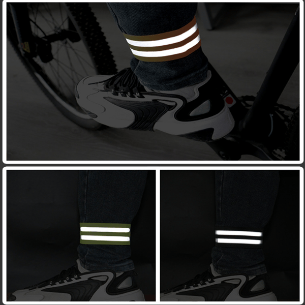 Mountainbike Natthöjd Utökad Stråle Reflekterande Leggings