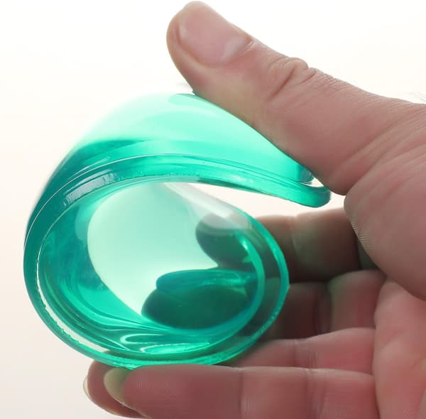 Myk håndleddstøtte, Gelkrystaller, Hjerteformet, Ergonomisk Krystall Ge