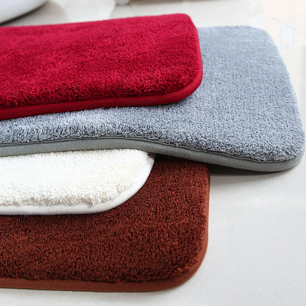 Mikrofiber Badmatte (16x24 Tommer, Brun) Myk og Absorberende