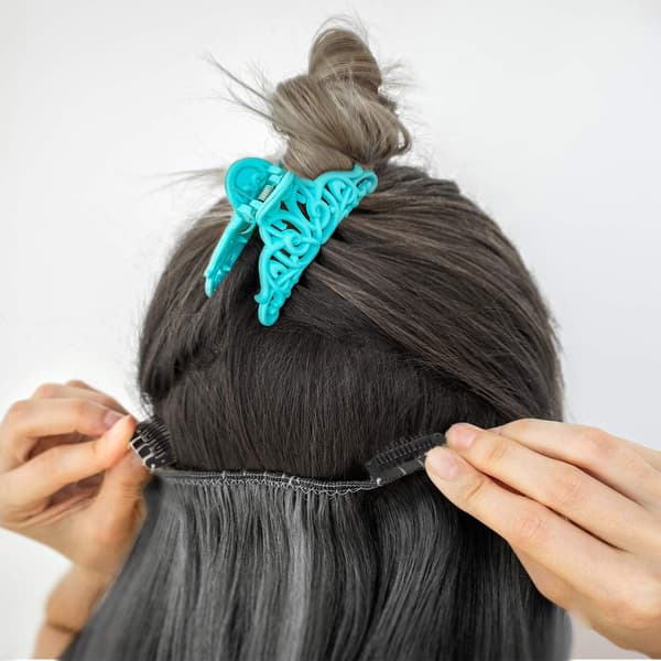 100 st Wig Clips U-formade Metallklämmor Rostfritt Stål Wig Cli