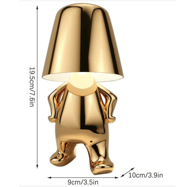 Lille Gylden Mand LED Lampe
