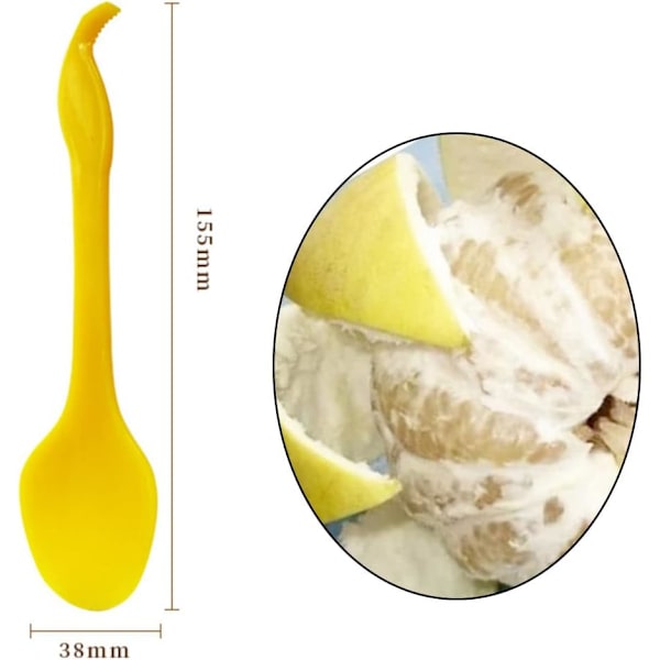 Appelsin- og Frugtpillekniv Sæt af 4 - Citrus Grapefrugt Pillekniv - DXGHC