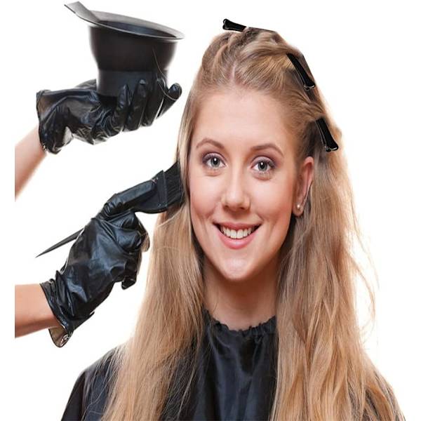 6 kpl Alligator-hiuspinnit, Duckbill-hiuspinnit, Salon Barrett DXGHC