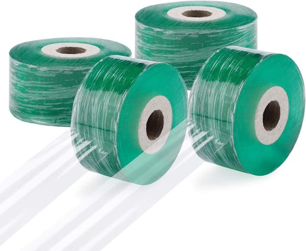 4 stycken ympningstejp för växtreparation, transparent och elastisk