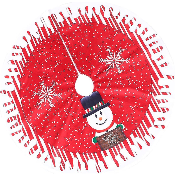 Trädkjol 31 tum snögubbedekor Trädmatta Xmas Holiday Deco DXGHC