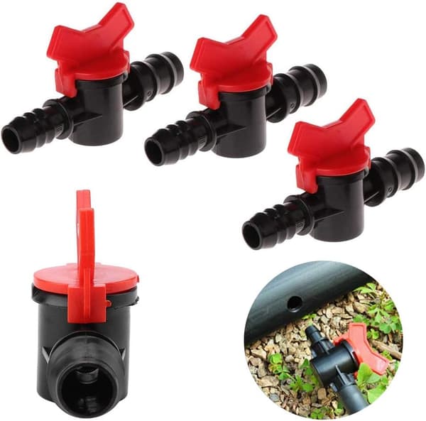 Vattenventilomkopplare PE Plastventil Akvarieaccessoarer med DXGHC