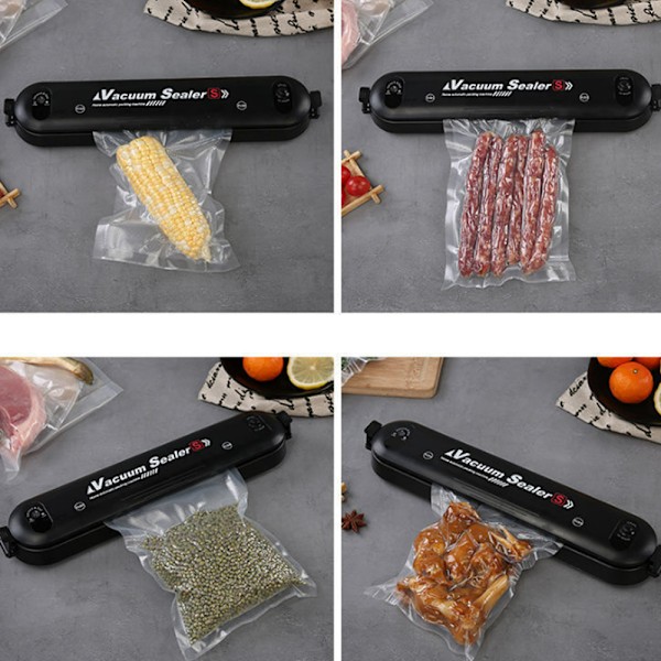 Svart Vakuummaskin, Automatisk Matvakuumforsegler med 10 BPA-frie