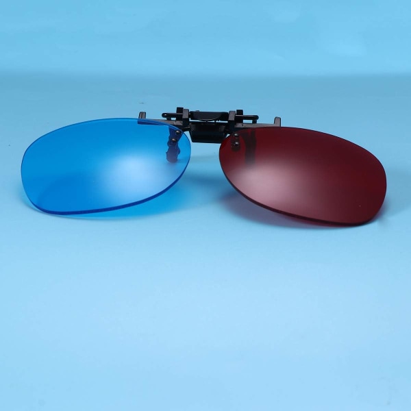 2 stycken röda och blå 3d-glasögon mobiltelefon dator special