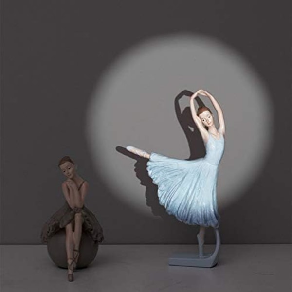 Ballerina-jentefigurer, Ballettdanserstatuett, Kunstskulpturfigur