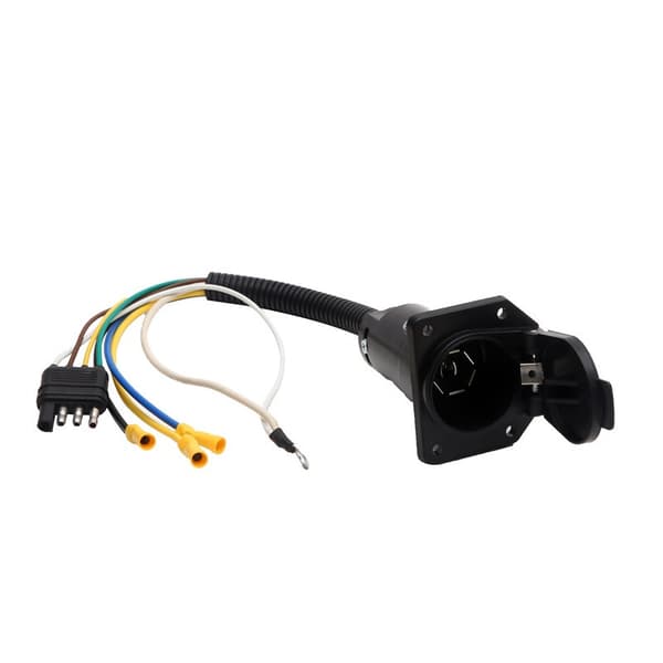 Trailer Stik Adapter US 4-polet til 7-polet Konverter Caravan Strøm Ta