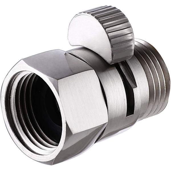 Brushed Nickel Stopventil til Bruserhoved i Messing DXGHC