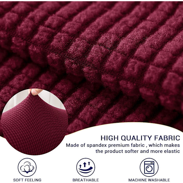 Stretch Armstödsöverdrag Spandex Armöverdrag för Stolar Soffa