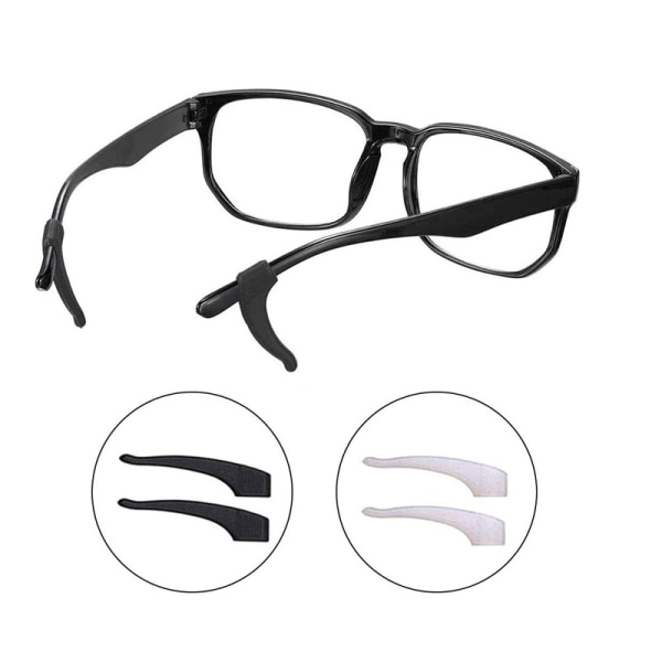 Glasses Ear Clip - Glasses Temple Tip Ærmeholder, Non-Slip Com