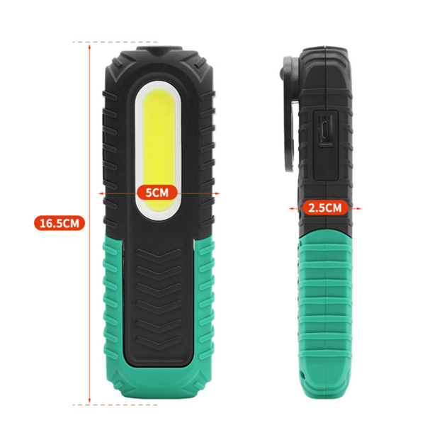 Laderbar LED arbeidslys, COB front-LED inspeksjonslys med