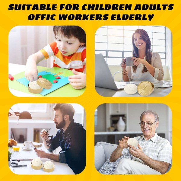 Dumpling Stressboll Fidget Leksak, Dumpling Squishy Stressboll