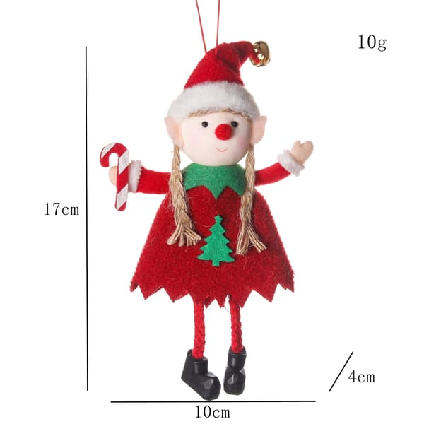 2 stycken jultomtenissar i olika stilar
