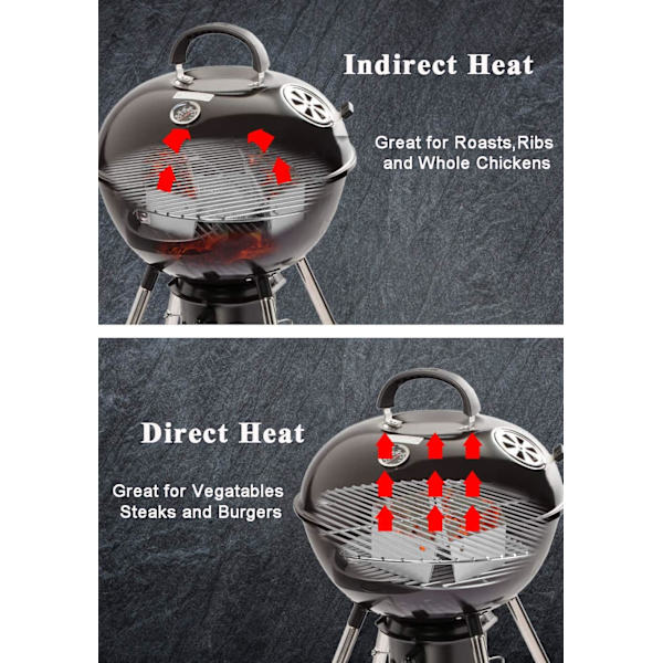Char-Basket Kullkurver for 47, 57 og 67 cm Kullgrill