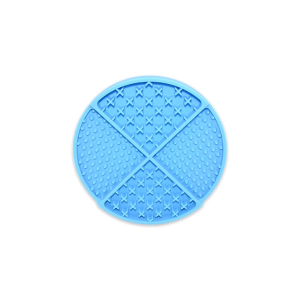 Slikkemåtte til hunde og katte, langsom foderdispenser til hunde, reducerer kedsomhed og angst, robust slikkepude til hunde (21*21*1,7 cm,