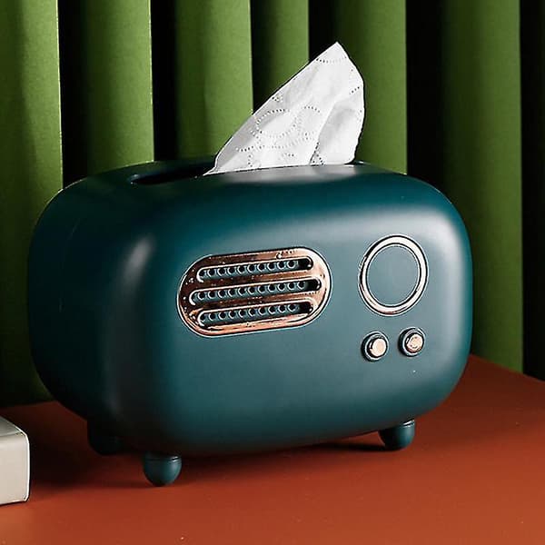 Retro Lätt Lyx Hem Tissue Box Kaffe Skrivbord Förvaringslåda DXGHC