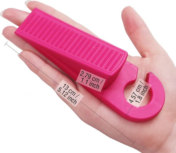 3-pack Gummikrok-dörrstopp 1 tum tjocka Dörrstopp fungerar