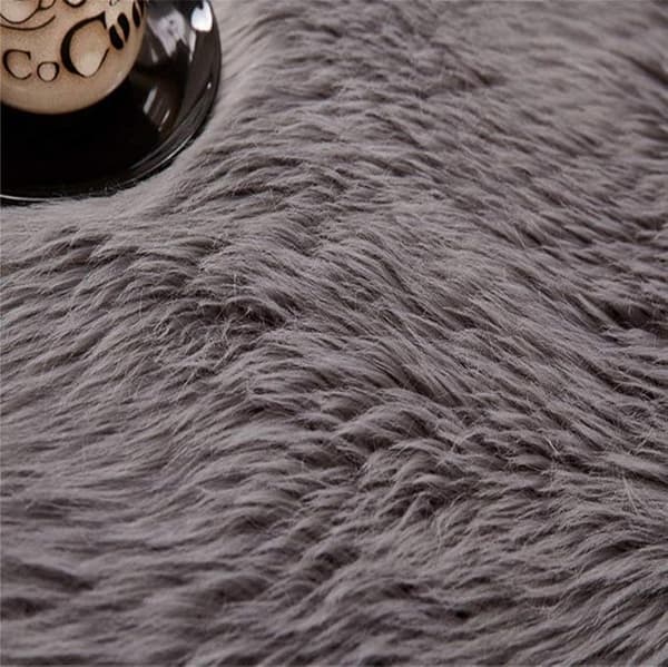 Fleece-tæppe Uld-tæppe Imitation Fleece-tæppe Fluffy Blødt Langt Hår