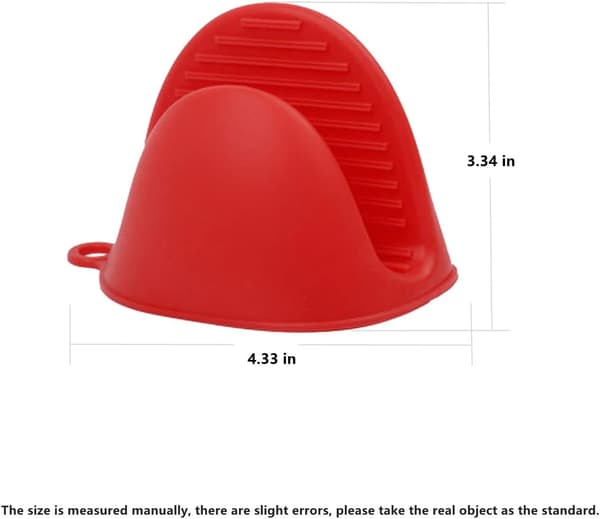 Tjock Värmebeständig Silikonugnsvante för Matlagning, Bakning, Grillning