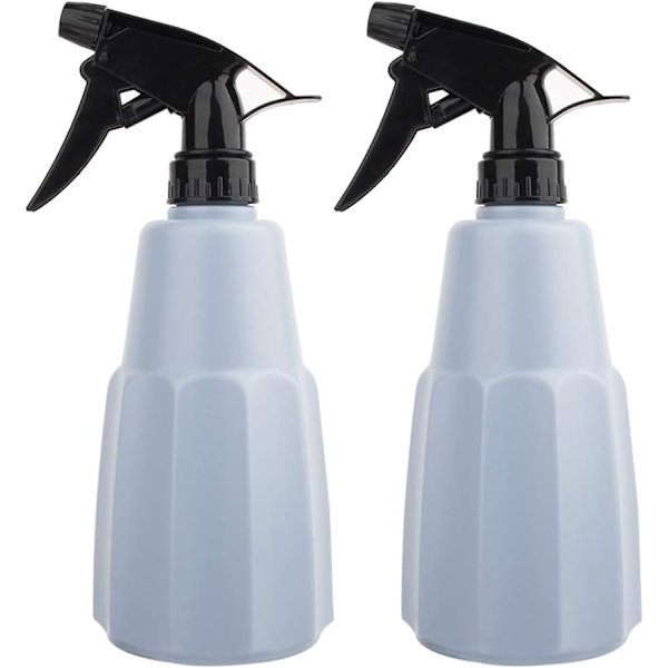 2 sprøyteflasker 500ml plast tom sprøyteflaske for rengjøring DXGHC