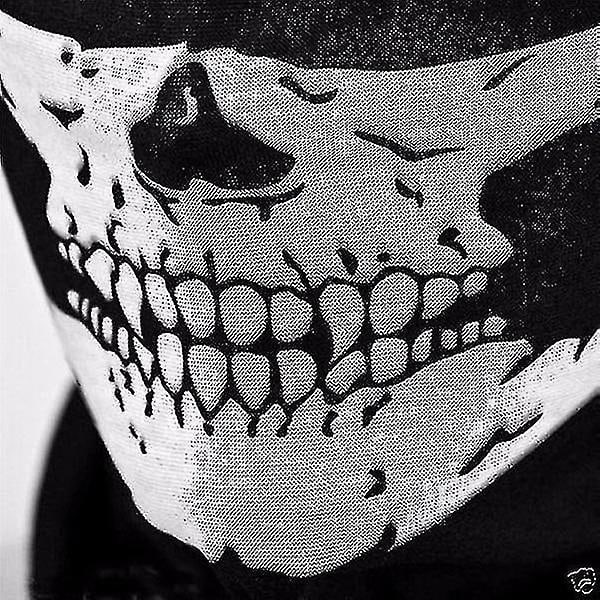 Skräck Dödskalle Käkmask Skeleton Ghost Handskar Set Show Party Dr DXGHC