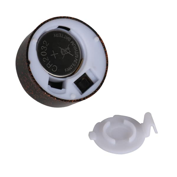 12 stk LED svarte batteridrevne telys, innebygd 6/18 timer