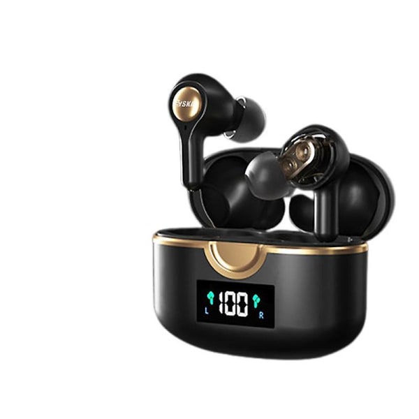 （Sort）trådløst headset, Bluetooth-headset, sportsheadset, øre d