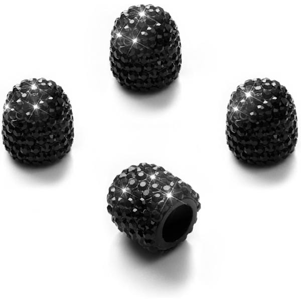 Bling Ventilkapper, 4 Pak Dækventilkapper, Universelle Håndlavede