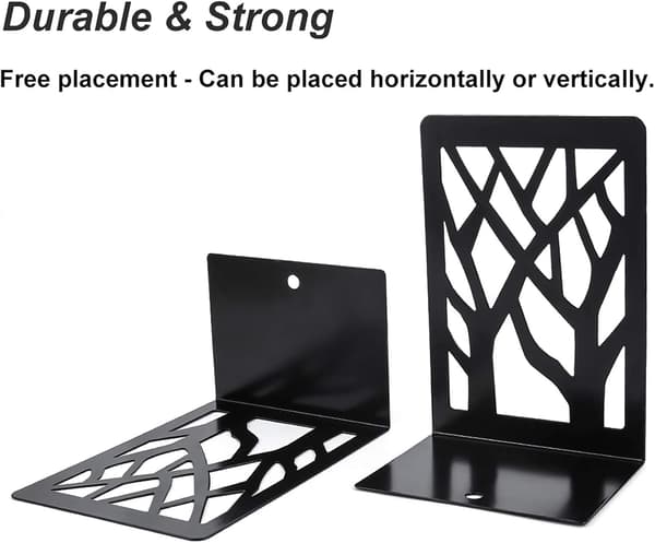Bokstöd 1 Par Metall Bokstöd Innovativa Träd Bokstöd, Barn B