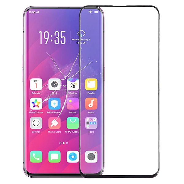 Framskärm yttre glaslins med Oca för Oppo Find X DXGHC