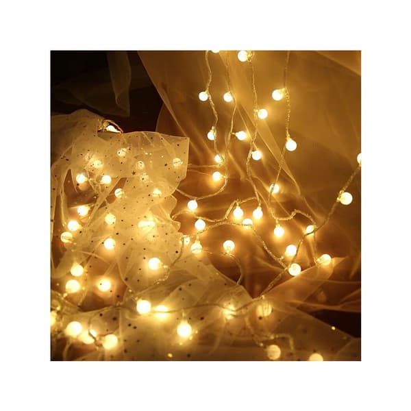 Nattlys Nattstrenglys 20Ft 40 LED Lys Batteri Opera