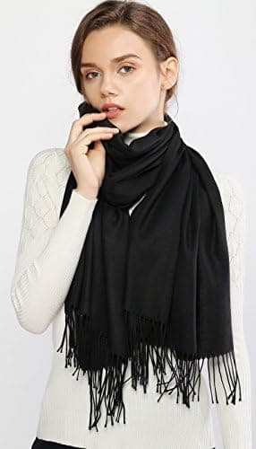 Vintervarm skjerf sjal wrap for kvinner og menn lang stor myk S
