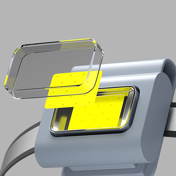 Løbelampe, Brystlys til løb, USB-opladelig LED-brystlampe