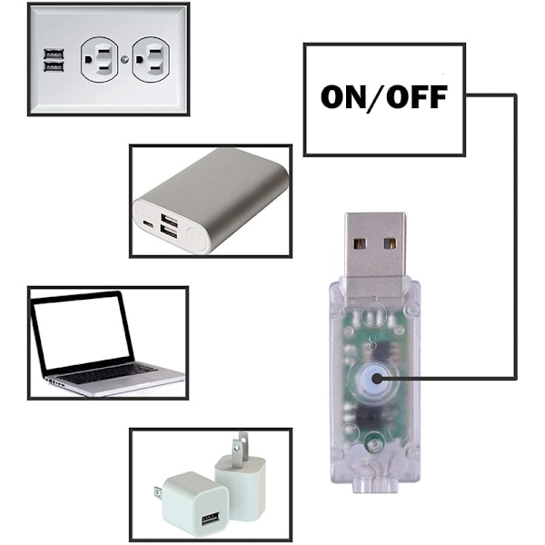 USD LED Gardinlys Festoon Led Lys Julelys