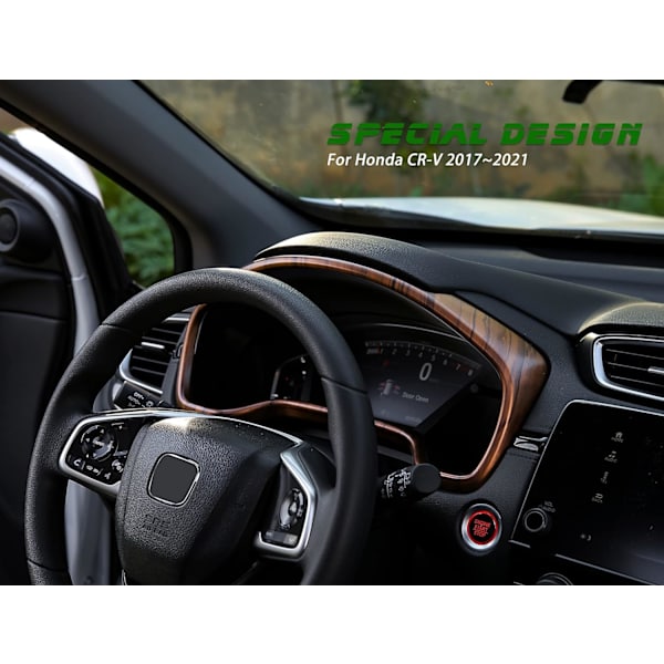 CRV Dash Dashbord Dash Trim Deksel Peach Wood Grain Interiør Dekor