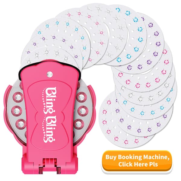 Bling Bling Ultimate Glam Kit - Sæt diamanter i håret - Multifarvet