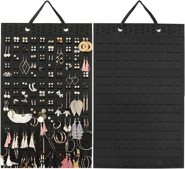 Hængende Ørering Organizer, Ørering Holder & 20 Kroge, Holder Op Til