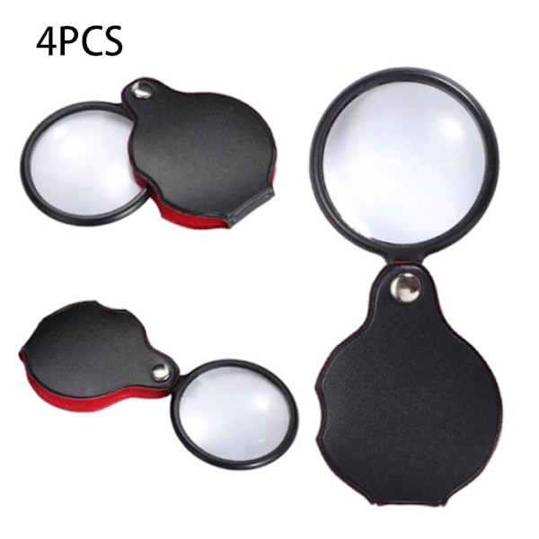 4 kpl 10x Pieni Tasku Luppi Premium Taittuva Mini Luppi