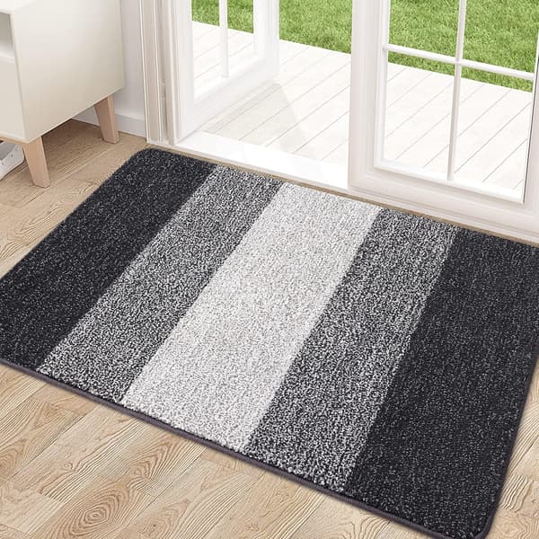 Innendørs dørmatte (grå), 20x32 sklisikker absorberende smussfanger, Abs